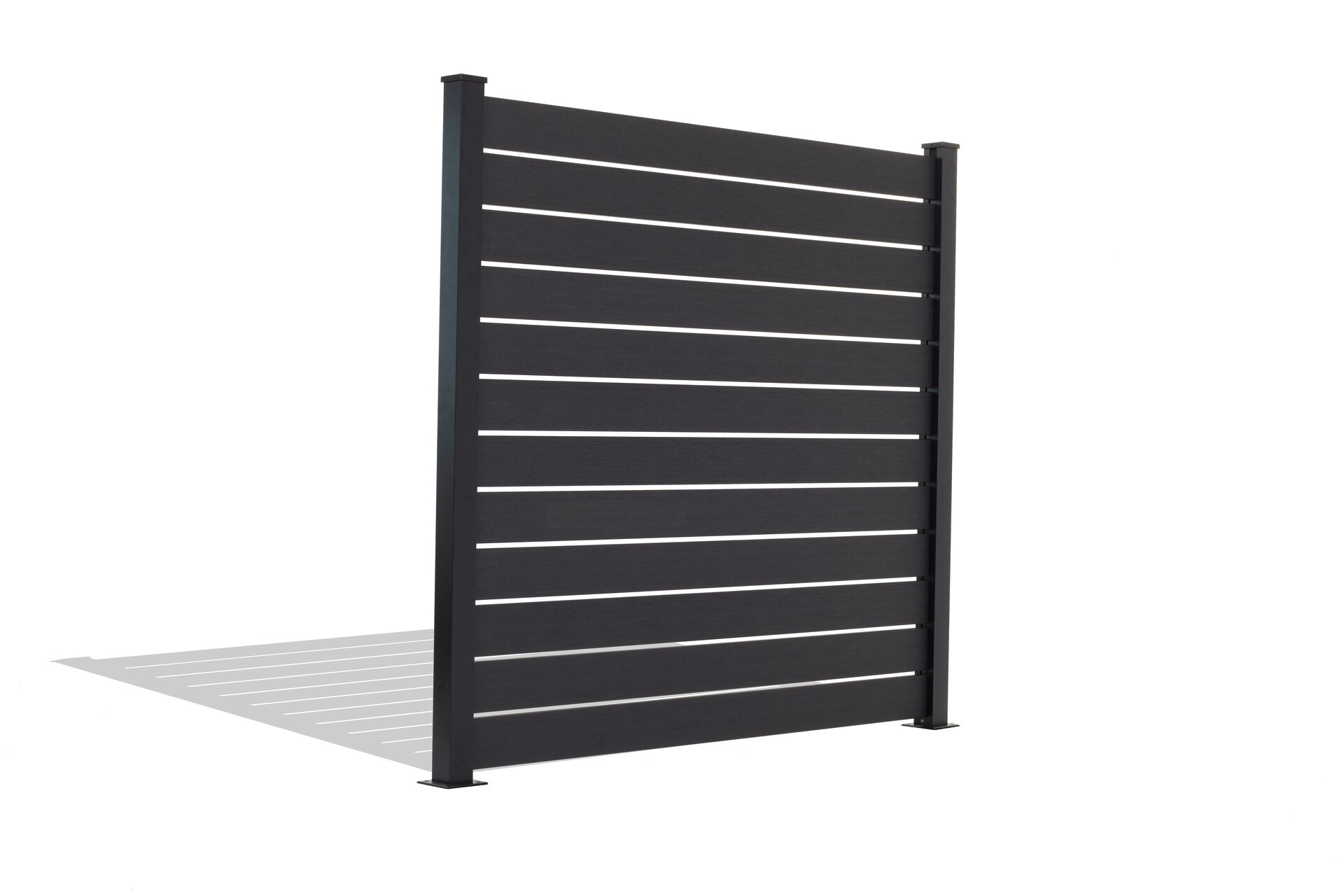 COAL BLACK COMPOSITE FENCE BOARDS - 4 PACK | HOFT